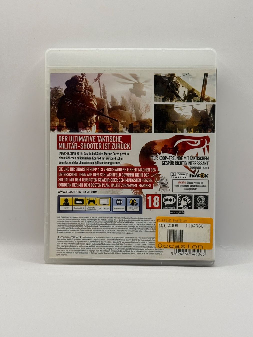 Spiele: Operation Flashpoint Red River  - Playstation 3 - CIB – Gebraucht aus Dietikon von gab_qz7y 1