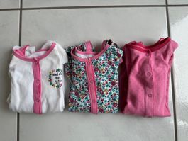 Pyjamas 3-Set Mädchen, Gr 86, 12-18 Monate