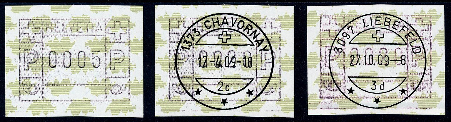 Tutti i francobolli: ATM 24 schwarz - das komplette Set – Nuovo (secondo la descrizione) da Luzern venduto da atms
