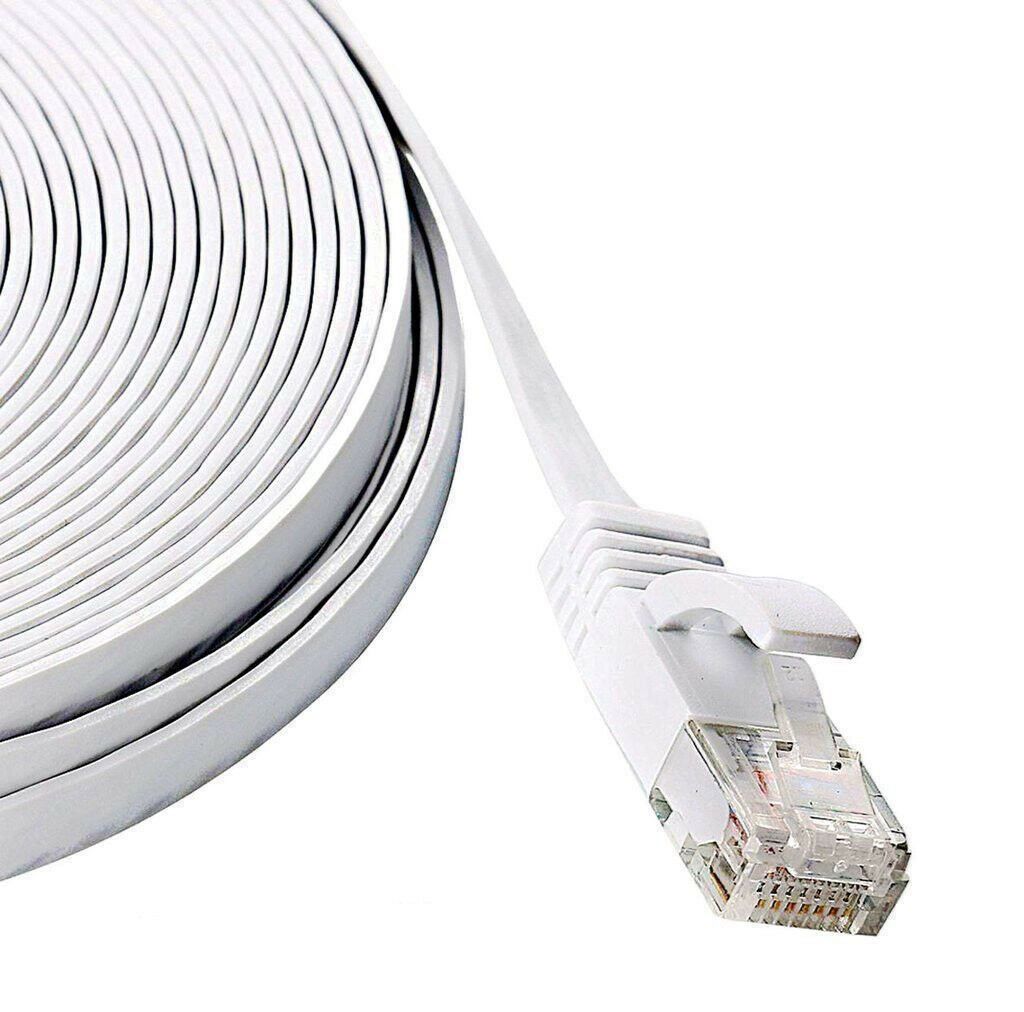 Cavi: 30m Cat6 LAN Netzwerk Internet Patch Kabel Flach cat6e – Nuovo e nell'imballaggio originale da Buchs SG venduto da myeasyshop_buchs 1