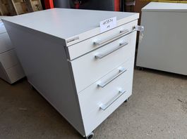 neuer 4er Rollcontainer inkl. Schlüssel lichtgrau