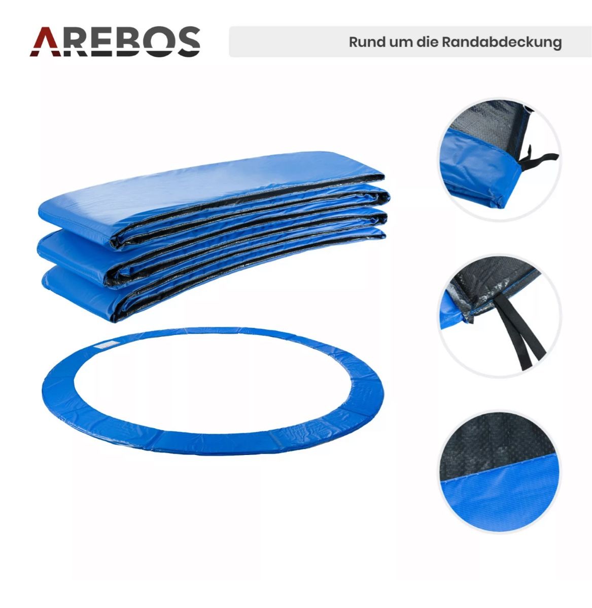 Trampolini: 366 cm Randabdeckung + Netz für Trampolin – Nuovo e nell'imballaggio originale da Amriswil venduto da JaJa-Express 2