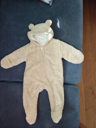Combi-pilote en sherpa uni ourson pour bébé garçon