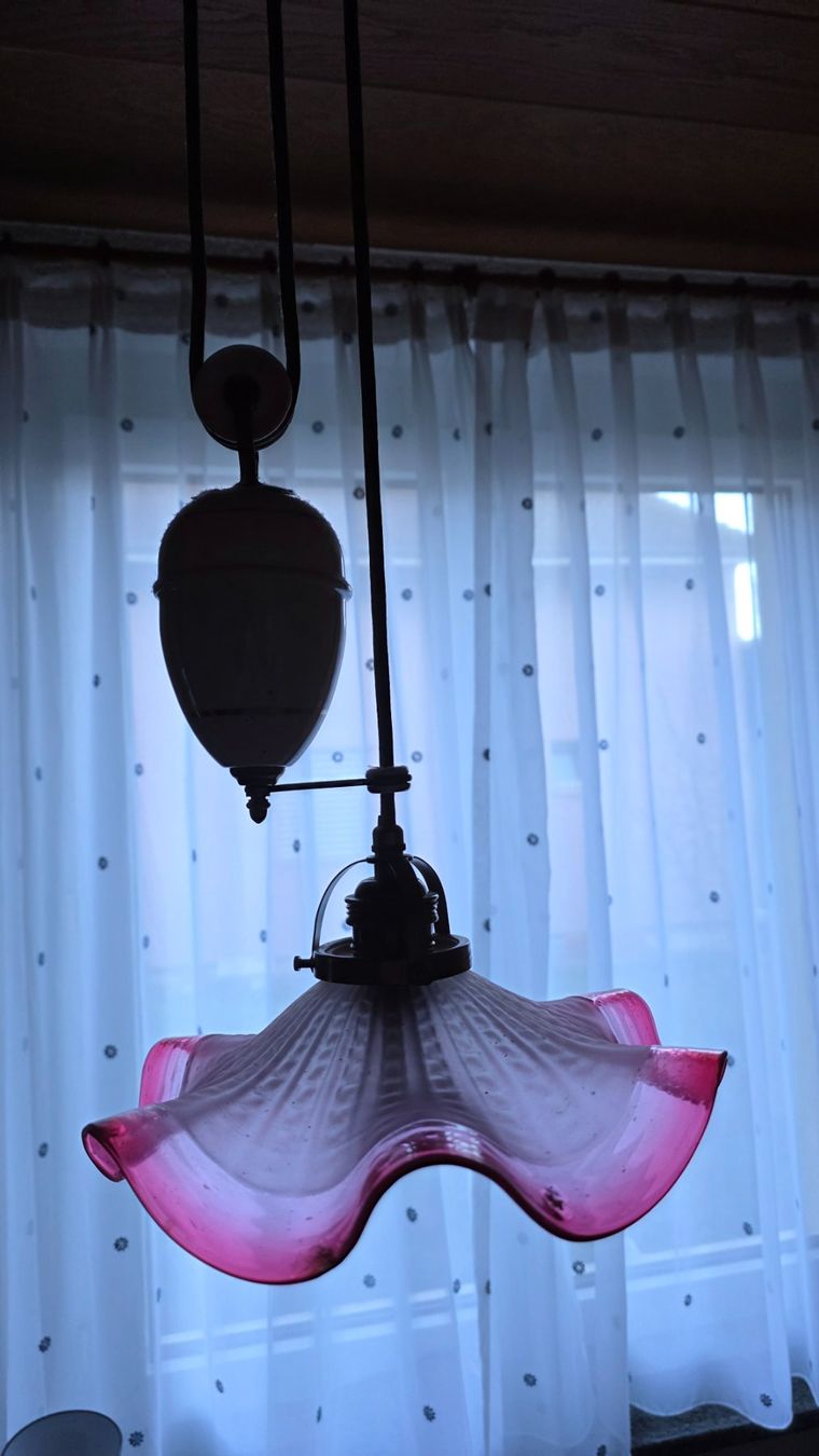 Lustres & lampes de plafonds: antike Hängezuglampe – D'occasion à Ehrendingen par leo875 2