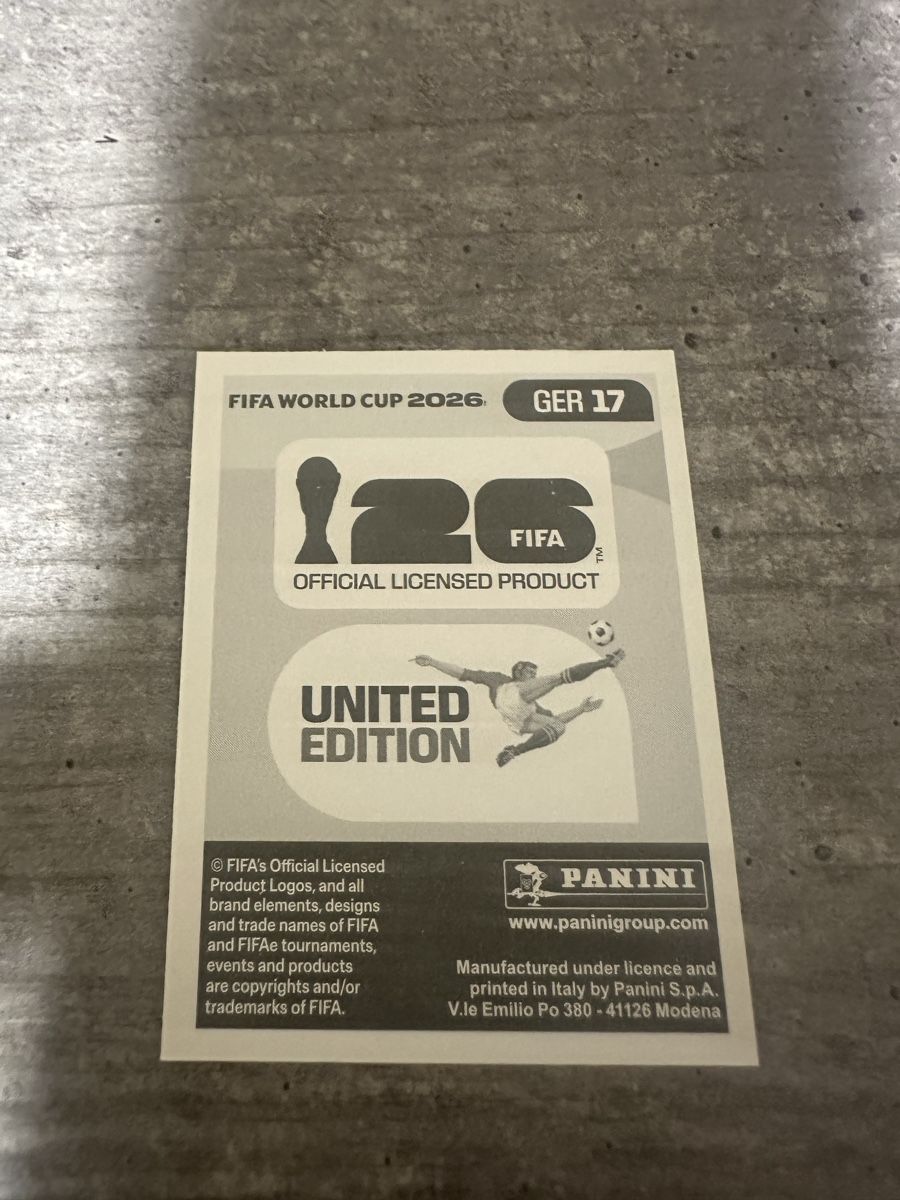 Panini Carte collezionabili: GER 17 , FIFA WORLD CUP 2026 PANINI  – Nuovo (secondo la descrizione) da Frauenfeld venduto da 1PegPeg1 1