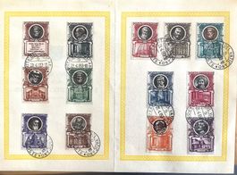 1953 Vatikan FDC - Päpste & Baugeschichte Mi-192-204
