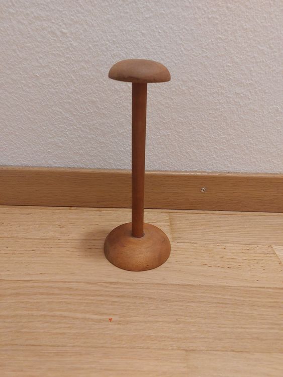 Xafrstyu Holz-Hutständer Für Väter - Baseball Cap Aufbewahrung Grau-Braun