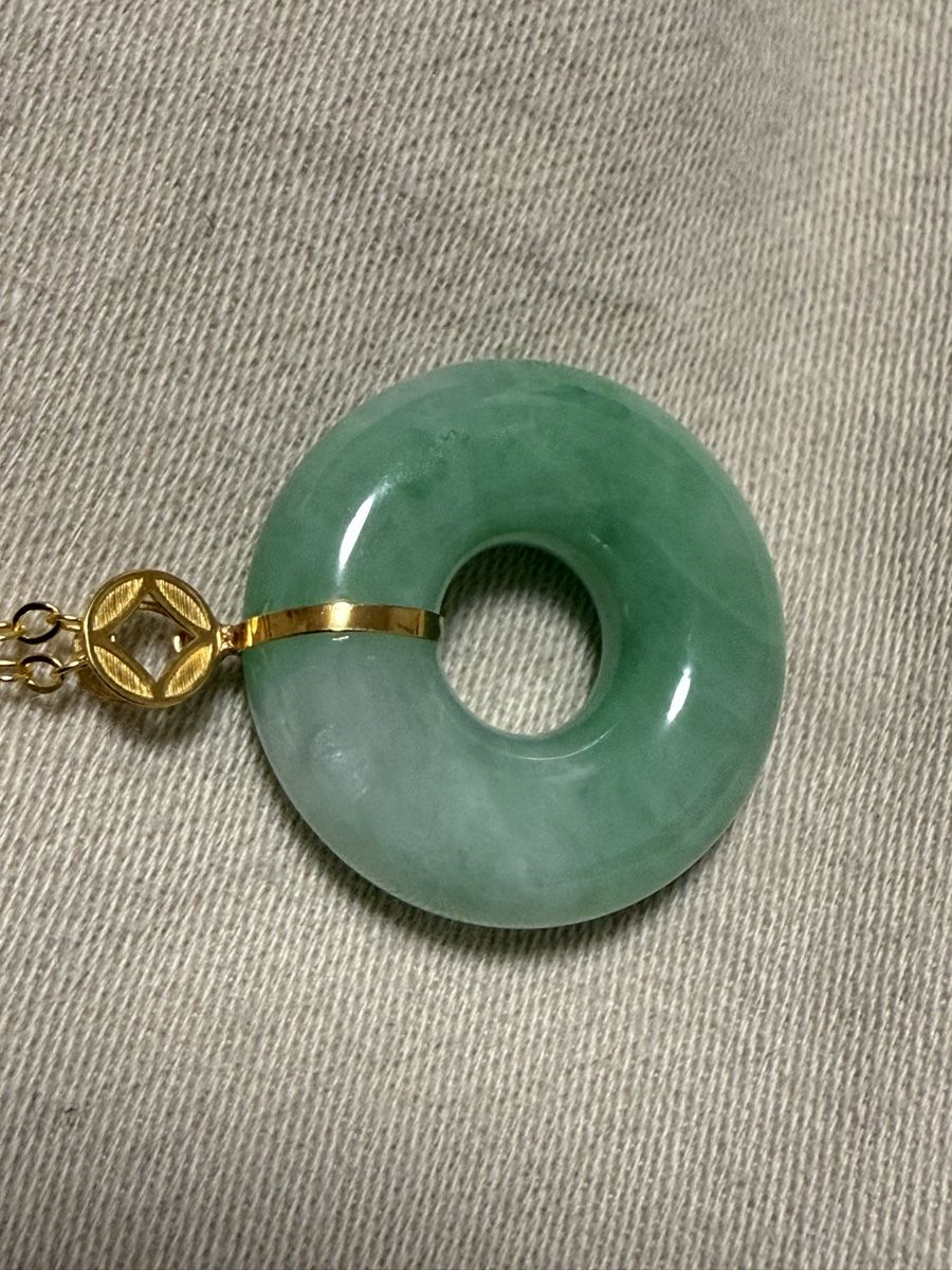 Ketten: Birmanische Jadeite Kette – Neu (gemäss Beschreibung) aus Oberhof von RealStone 1
