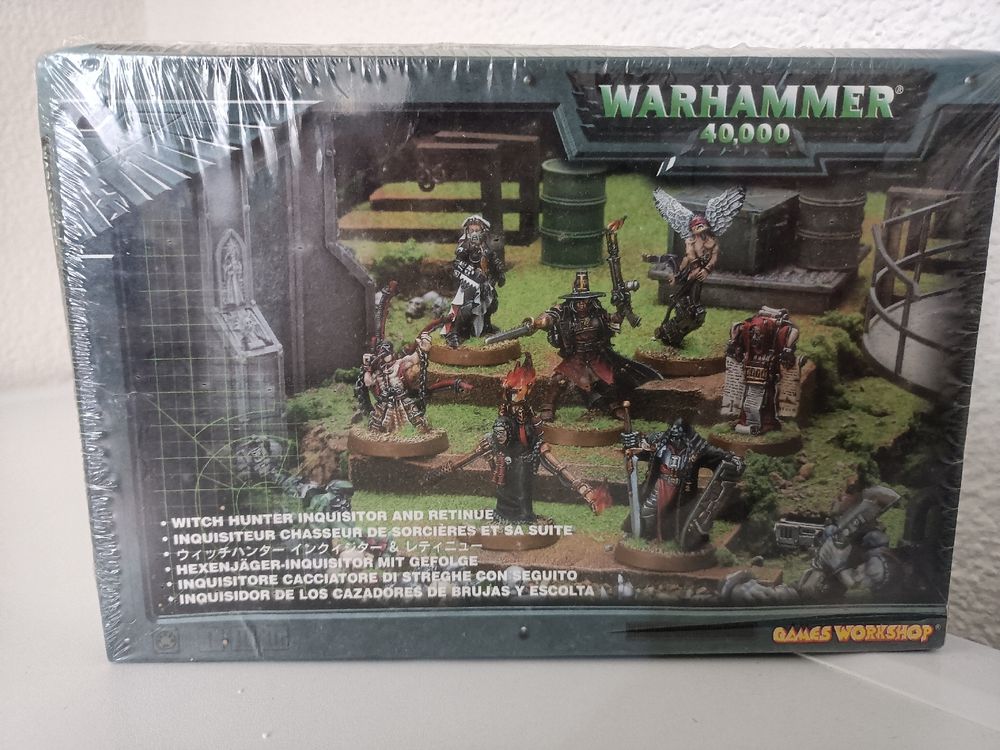 Figurines Warhammer 40K Inquisition : Witch Hunter Et Sa Suite - Métal OOP Games Workshop