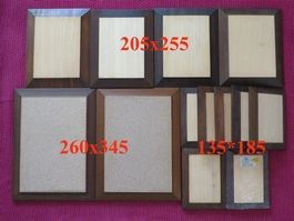 Riesenposten Holz/Kupfergravieren