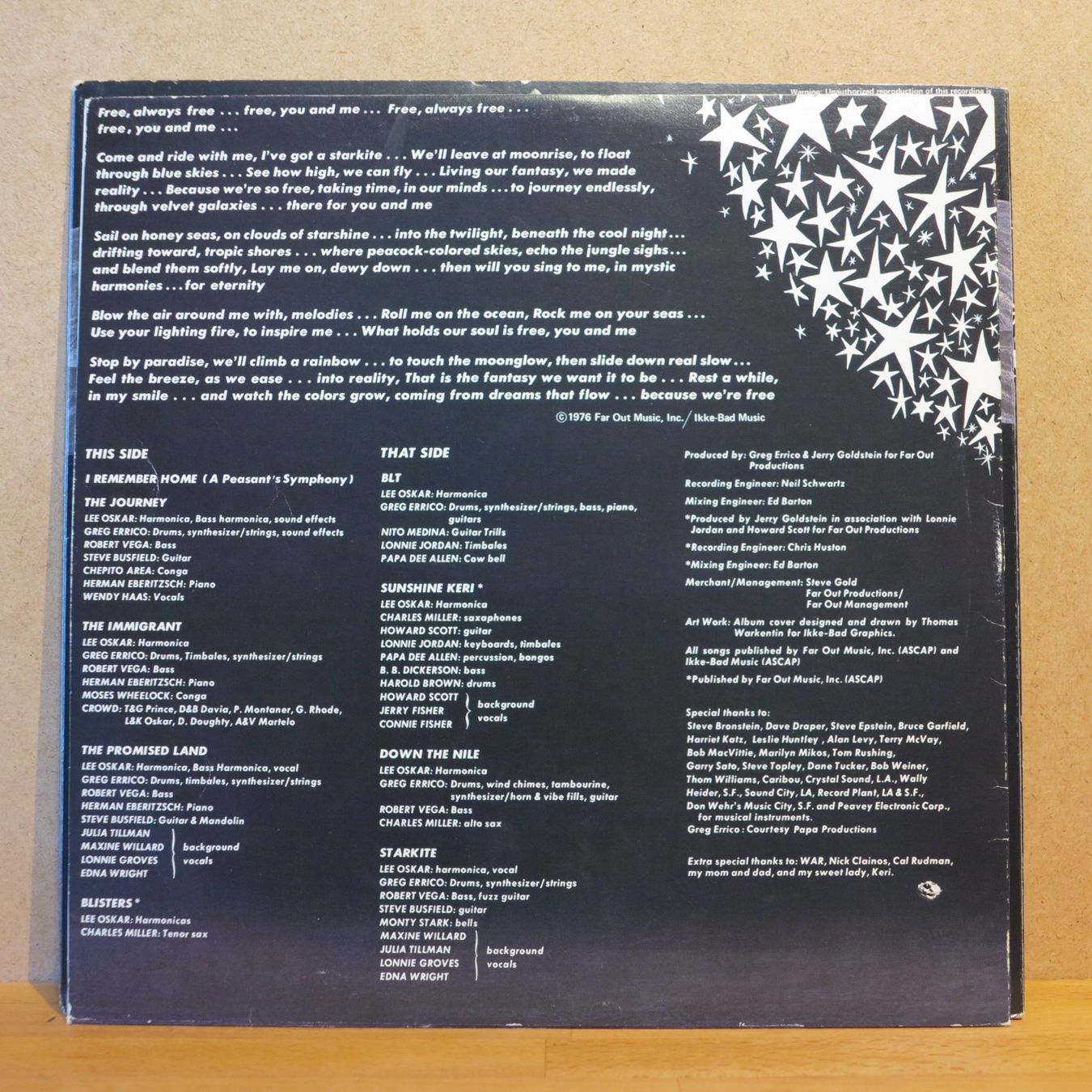 Vinyles: Lee Oskar - Lee Oskar – D'occasion à Zürich par Naim60 3