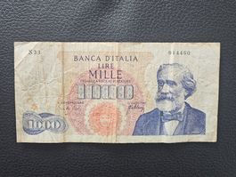 1000 Lire - Banknote 1962
