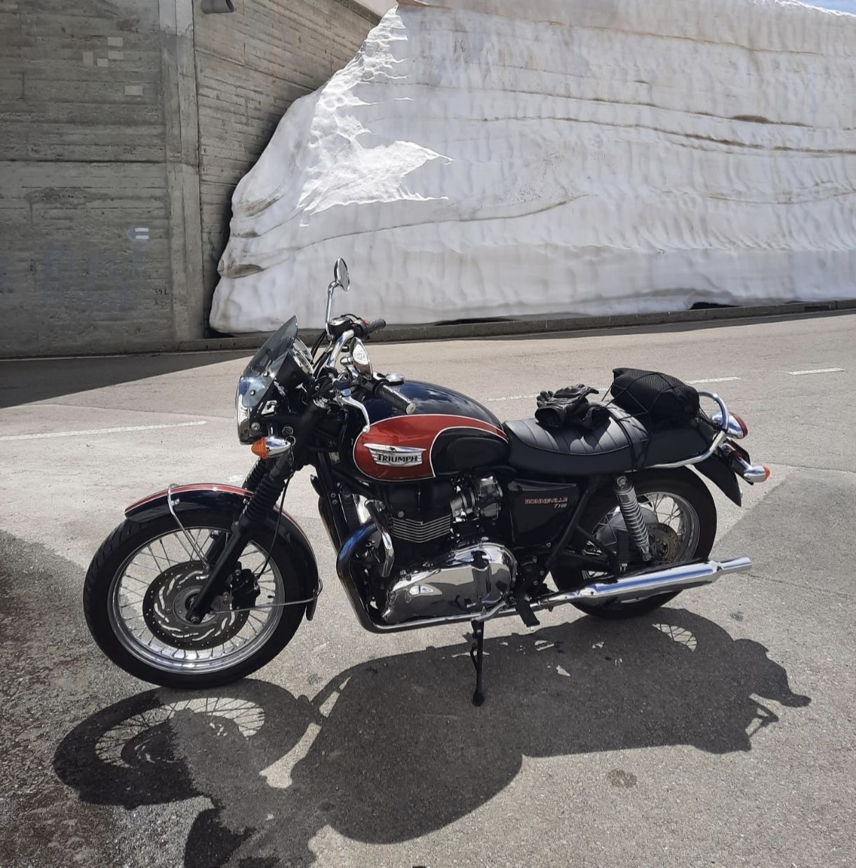 Triumph Route: Triumph Bonneville T100 – D'occasion à Zürich par venus018 2