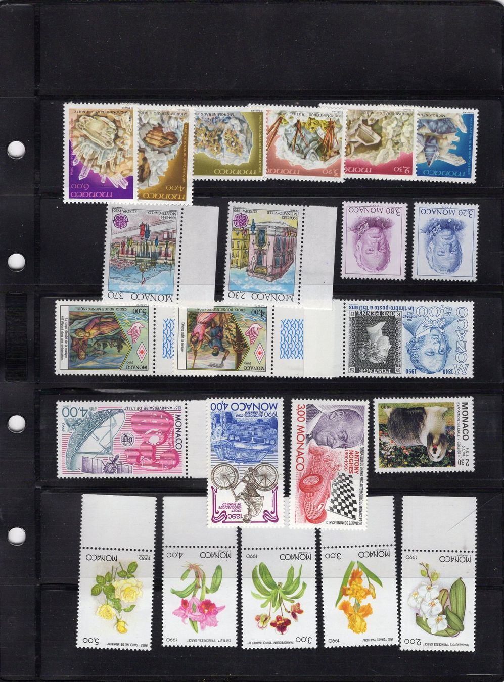 Alle Briefmarken: R5110  /  MONACO 1990-1994 – Neu (gemäss Beschreibung) aus Ste-Croix von MONT-TAGNAC 5