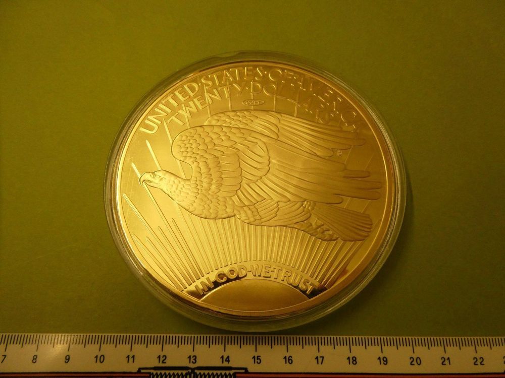 USA 1933 Liberty, 20 Dollars - Replika vergoldet, PP Zertifi 1