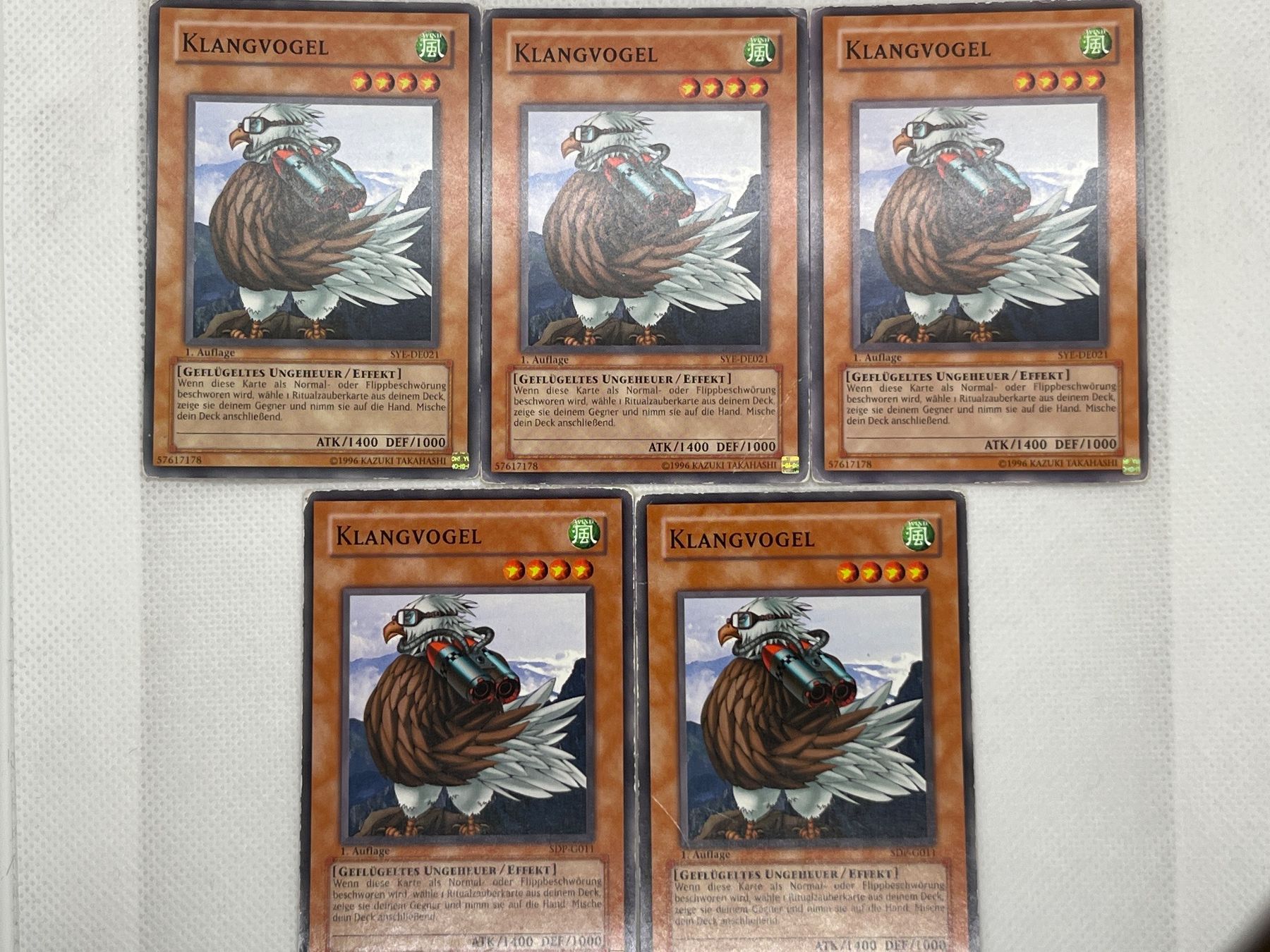 Yugioh Carte collezionabili: Yu-Gi-Oh! Karte: 5x Klangvogel – Usato da Hinterkappelen venduto da Kim1992