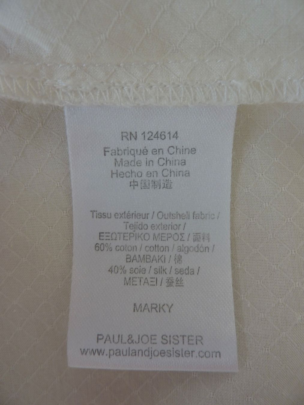 Camicette: Bluse PAUL & JOE Sister Baumwolle / Seide – Usato da Allschwil venduto da millefiori3 3