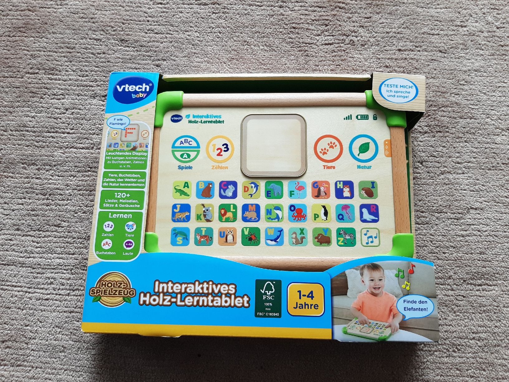 Giocattoli: Interaktives Holz-Lerntablet Vtech / NEU – Nuovo e nell'imballaggio originale da Wittenbach venduto da lukelu