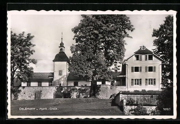 Ansichtskarten: Delemont, Mont-Croix, an der Mauer hinte – Gebraucht aus Berlin von bartko-reher