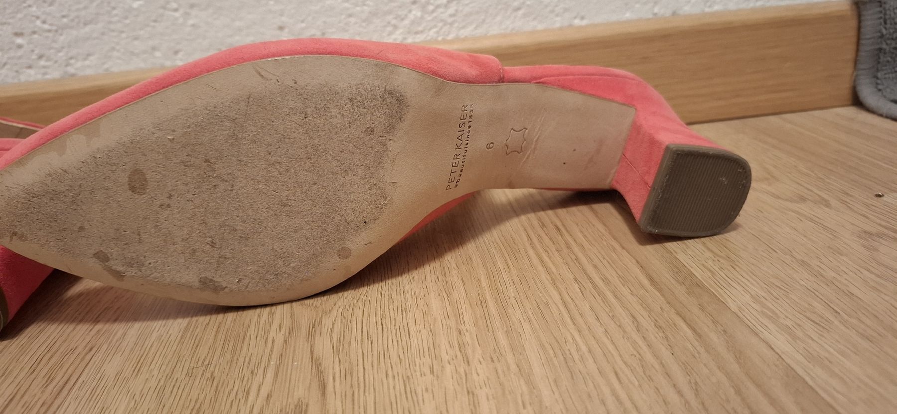 Kaiser Scarpe da donna: Peter Kaiser Pumps, Gr. 6, Wildleder, Koralle – Usato da Dietikon venduto da Miakitty 7