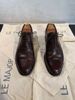 Le Majordome Cap-Toe Oxford Leder Gr. 8.5 + Zubehör