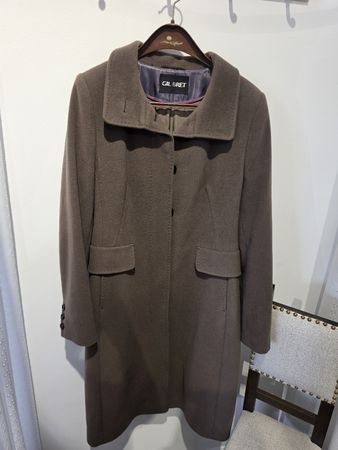 Damen Mantel Gil Bret Cashmere Wolle braun Grösse 40