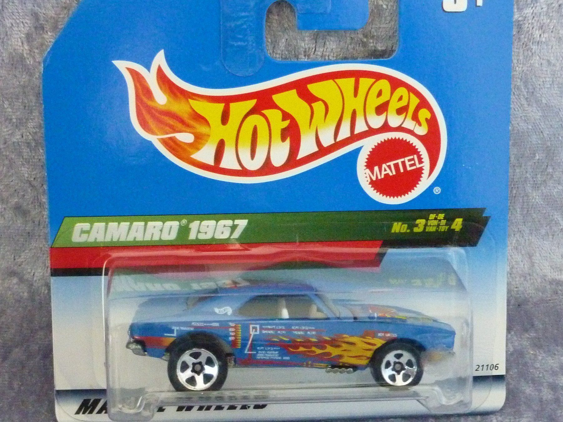 Hot Wheels Modellautos: Chevy Camaro 1967  1:64 – Neu und originalverpackt aus Dürrenäsch von modellautos4you