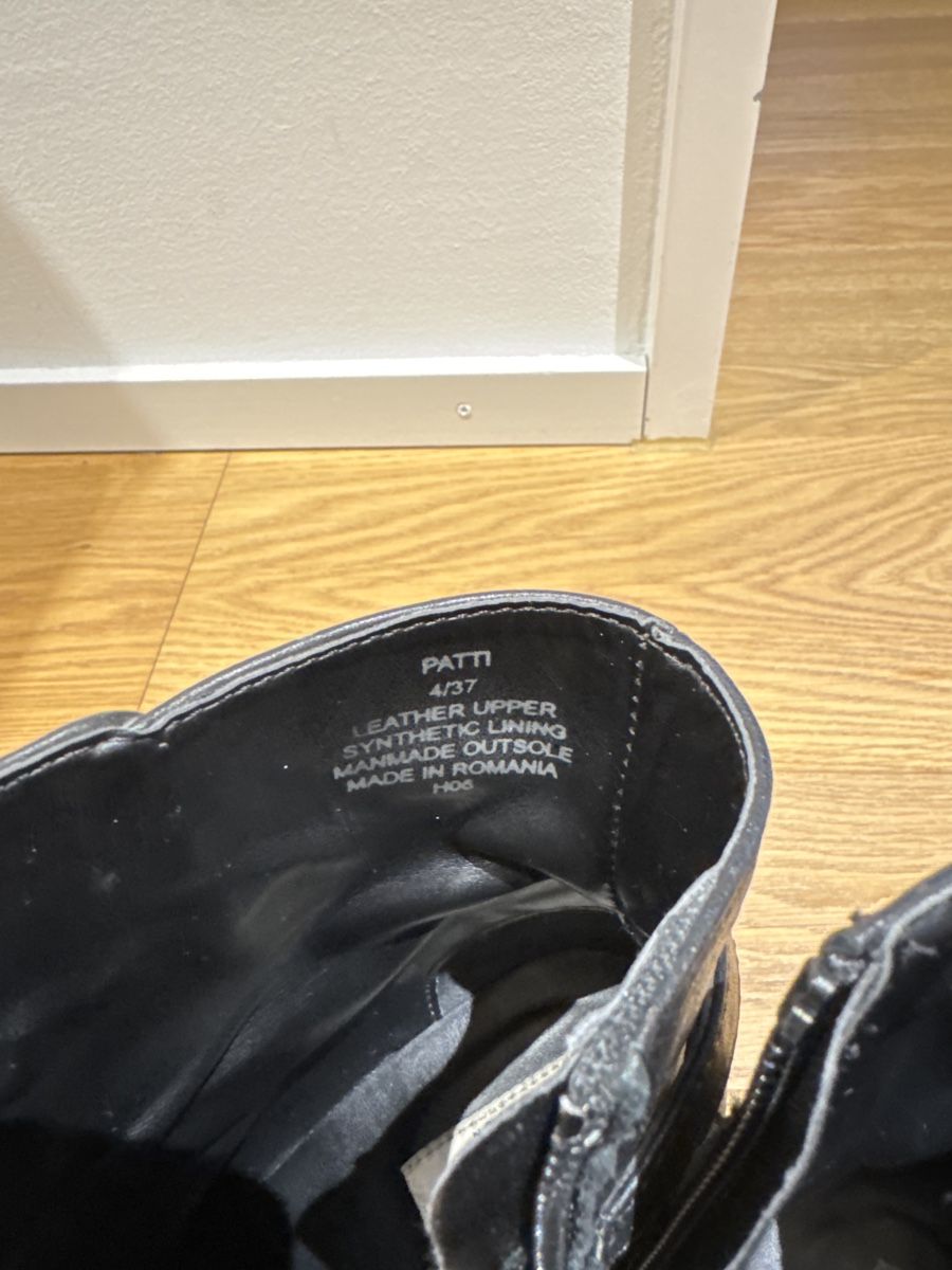 Dune London Damenschuhe: Schwarze Lederstiefeletten von Dune, Gr. 37 – Gebraucht aus Niederteufen von sophia2025 3