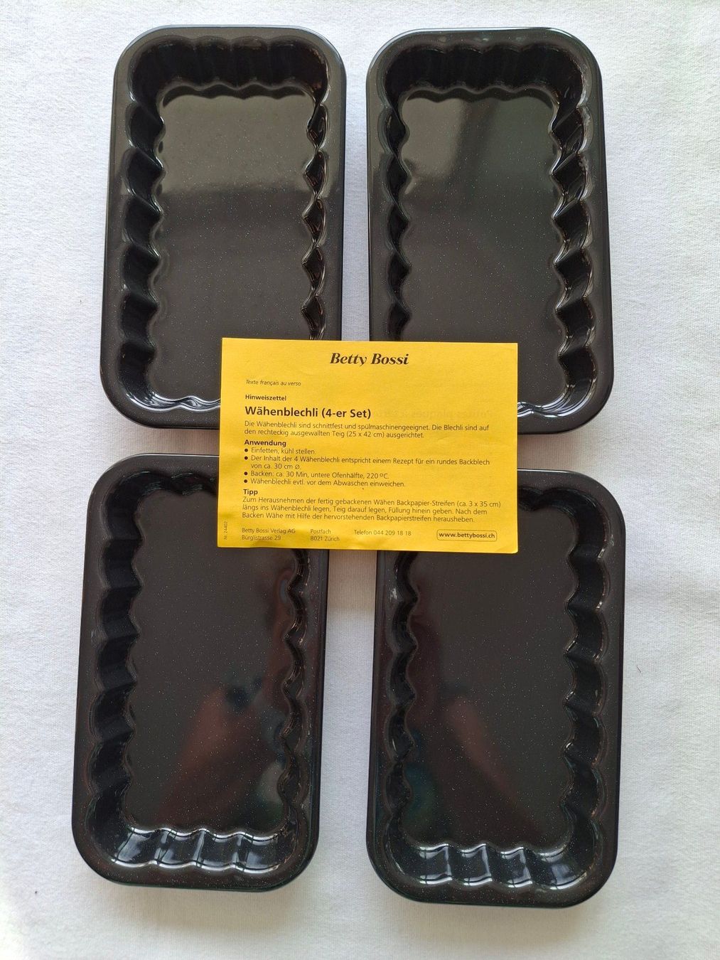 Betty Bossi Backformen: Wähen-Portionenbleche – Gebraucht aus Wädenswil von yde_nws9