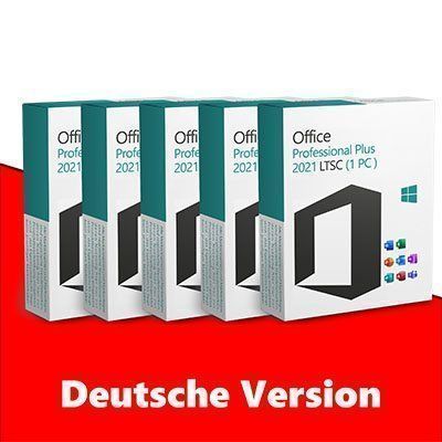 Microsoft Software: Office 2021 Pro Plus (5 Keys) - DE – Usato da Vaduz venduto da KeysDistributionGmbH
