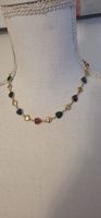 Halskette mit bunten Herzen, Goldschmuck - Geschenkidee! (59