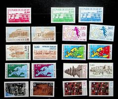 FRANCE TIMBRES NEUFS** CONSEIL EUROPE 1986-1994.- T22