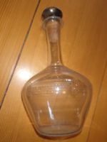 Alte Glas Karaffe, Vintage, 20cm hoch