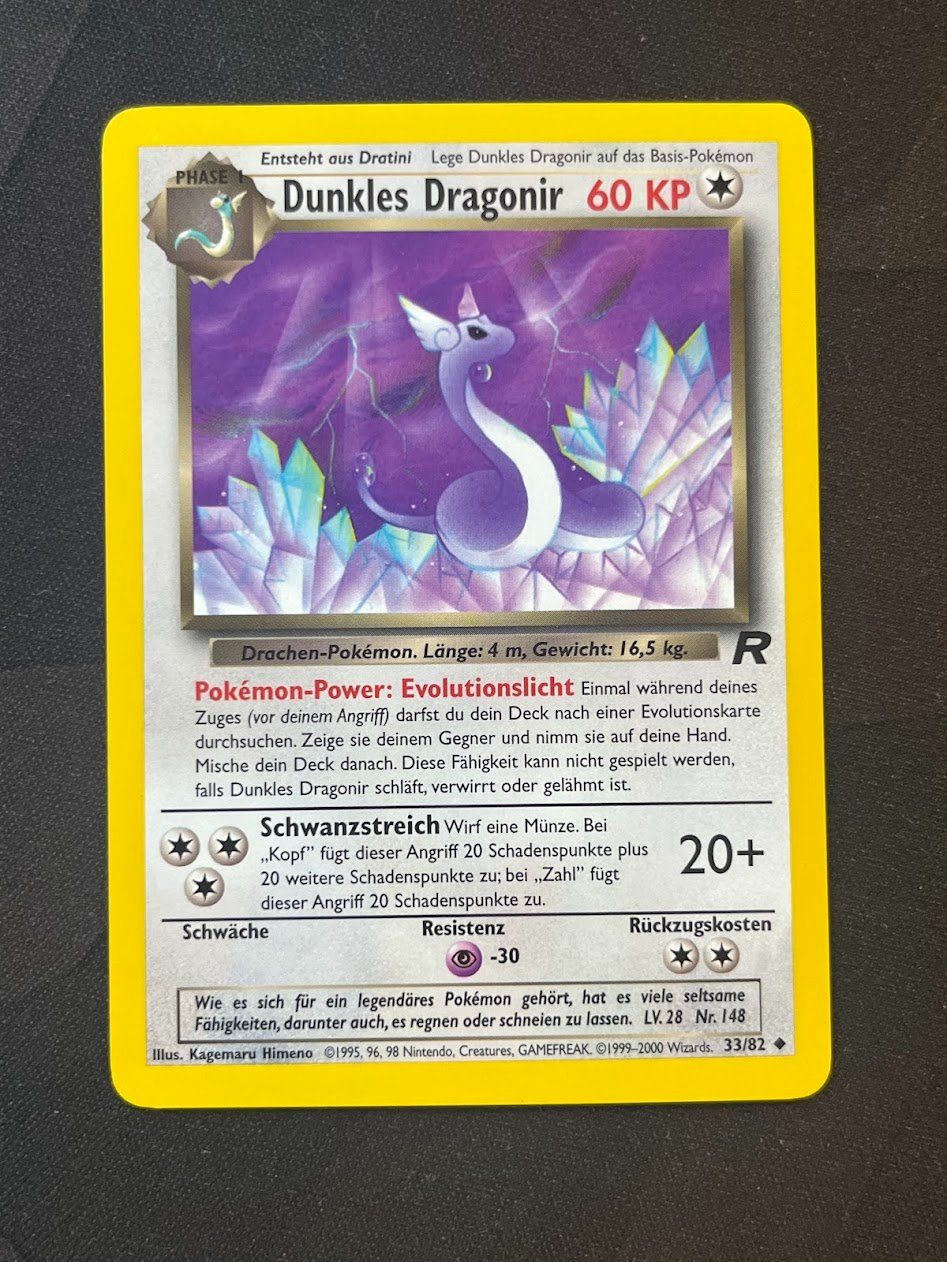 Pokémon Cartes à collectionner: Pokemon -  Dunkles DRagonir Rocket  33/82 – D'occasion à schaan par Schokoloco