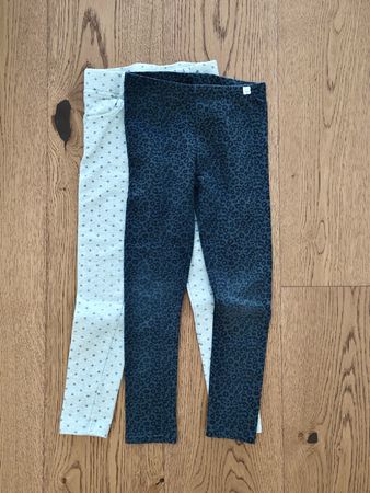 2 Kinder Leggings leicht gefüttert 