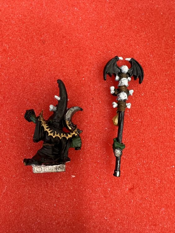 Reven Cyclops & Goblin Mage – Metall-Miniaturen Zum Bemalen, 25 Mm