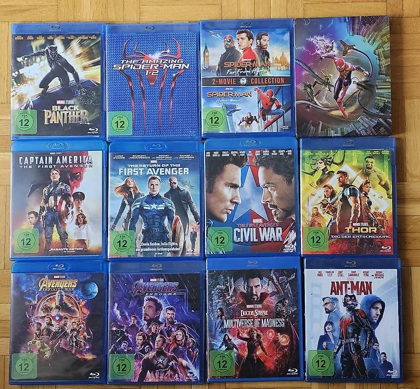 Tutti i DVDs: DVD/Blu-Ray Sammlung (Marvel, DC, GOT, TWD) – Usato da Gossau SG venduto da nanuwasgeht