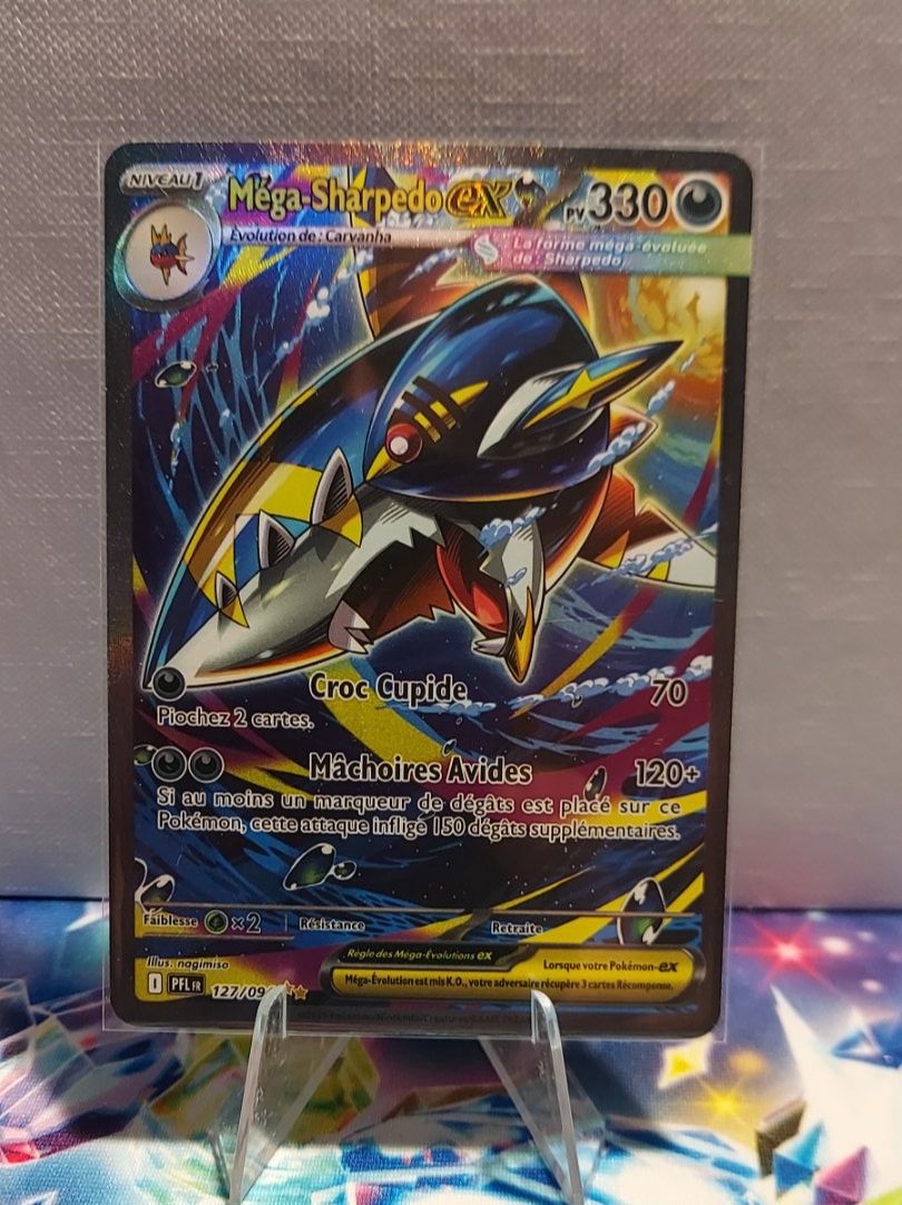 Pokémon Carte collezionabili: Carte Pokémon Mega-Sharpedo EX   FR! – Nuovo (secondo la descrizione) da Val-d'Illiez venduto da GGF2385