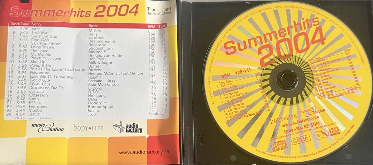 CDs: CD Compilation Summerhits 2004 guter Zustand – D'occasion à Malters par Gustov 2