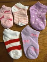 5xKleinkinder-Socken- niedliche Mädchensocken-Frühling 1-2 J