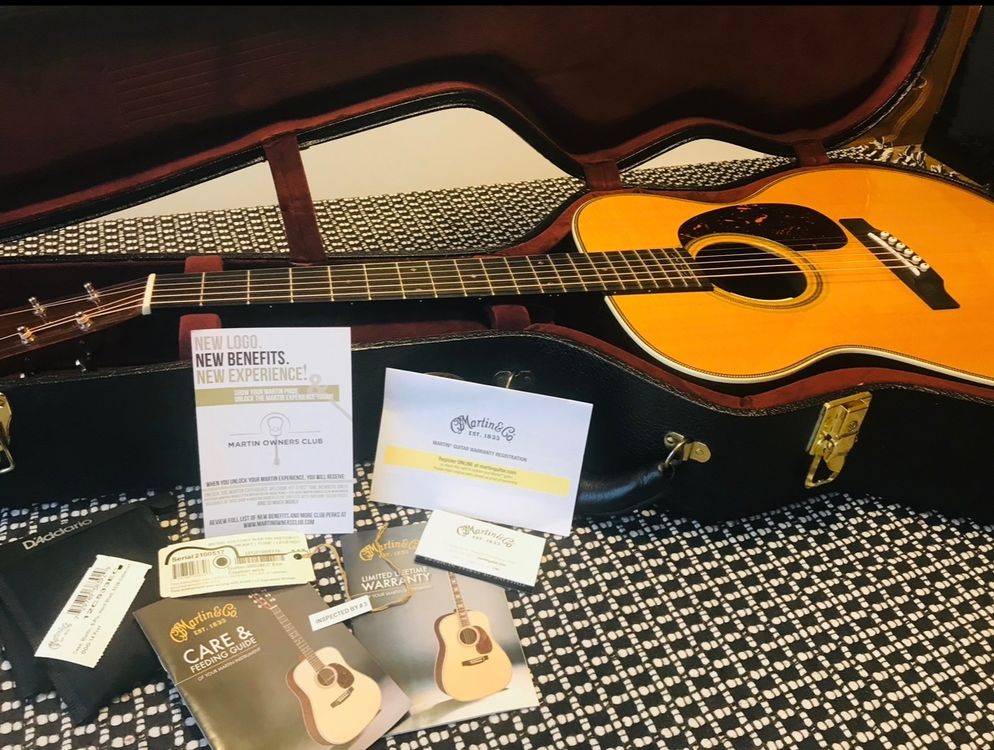 Martin 000 28EC Signature Eric Clapton mit L R Baggs Anthem (Gebraucht