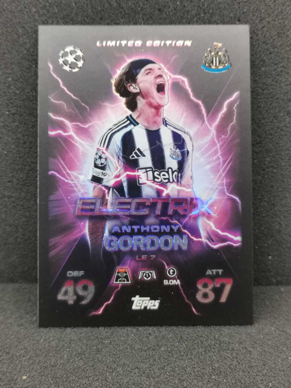 Topps Carte collezionabili: Match attax 2025 /26 Extra Anthony Gordon Electrix Limited.  – Usato da Einsiedeln venduto da sza_588x