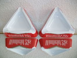 2 x Werbeaschenbecher Ornamin 60er 70er Vintage Mid Century