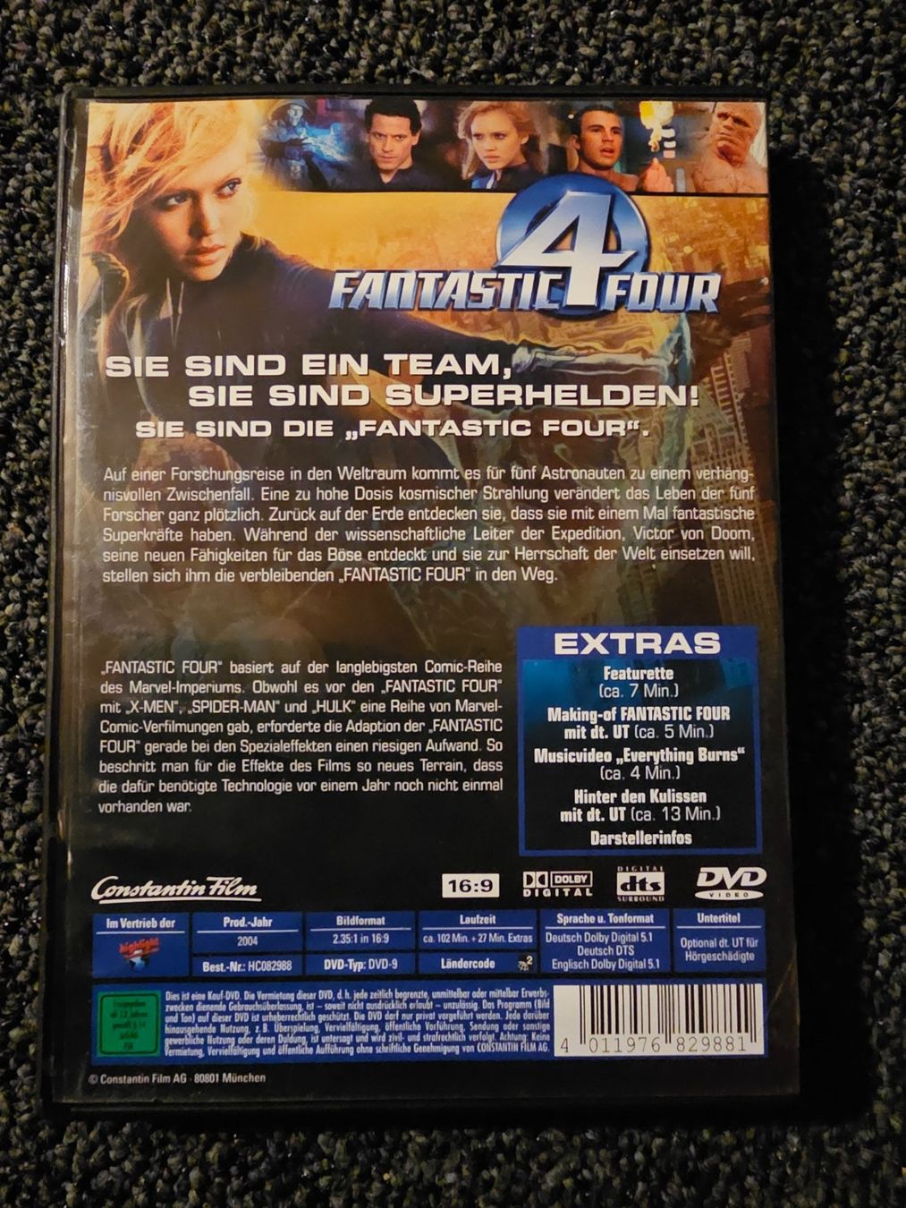 Tutti i DVDs: FANTASTIC FOUR(14421) – Usato da Ruswil venduto da M71 1