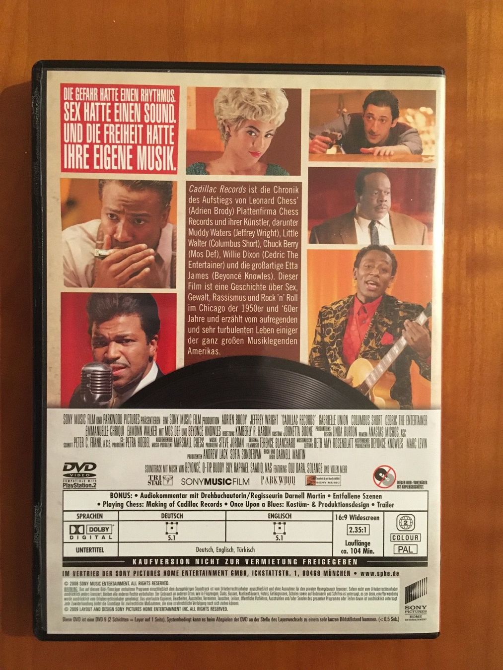 Tous les DVDs: Cadillac Records - Dvd - Brody, Knowles, Wright – D'occasion à Arbon par HelFer01 1