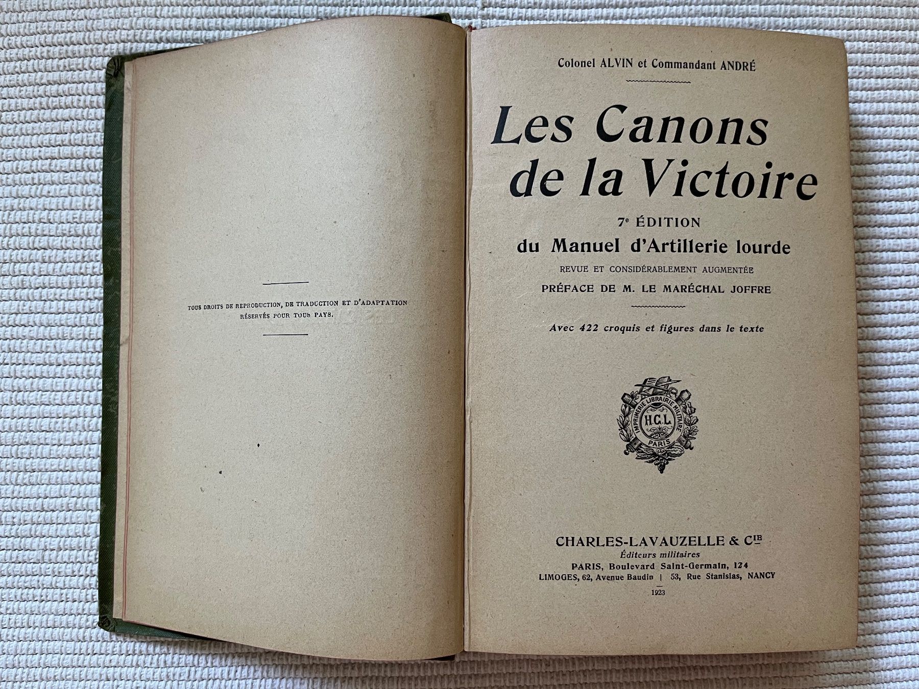 Libri: Buch Les Canons de la Victoire 7. Edition – Usato da Zürich venduto da Gurkis 2