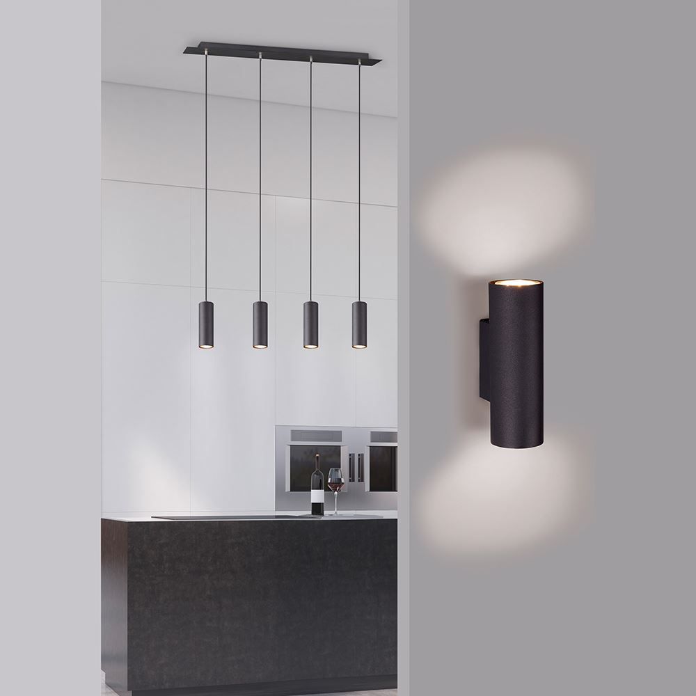 Kronleuchter & Deckenlampen: Pendelleuchte, Schwarz, 75 cm x 9 cm – Neu (gemäss Beschreibung) aus Kreuzlingen von Smart-Light 1