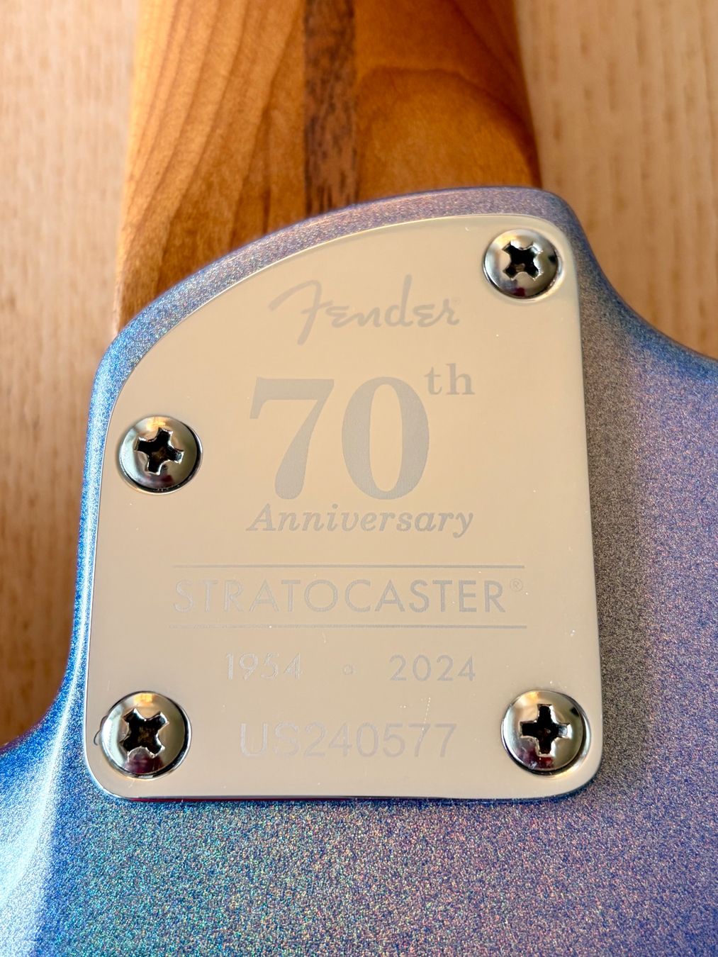 Fender Strumenti musicali: Fender 70th Anniversary Ultra Strat HSS Amethyst LE – Usato da Kriens venduto da andikoch01 8