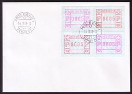 ATM 3+4+5+6_Typen des Jahres 1981 !_Schöner Brief !_Bern 1 !