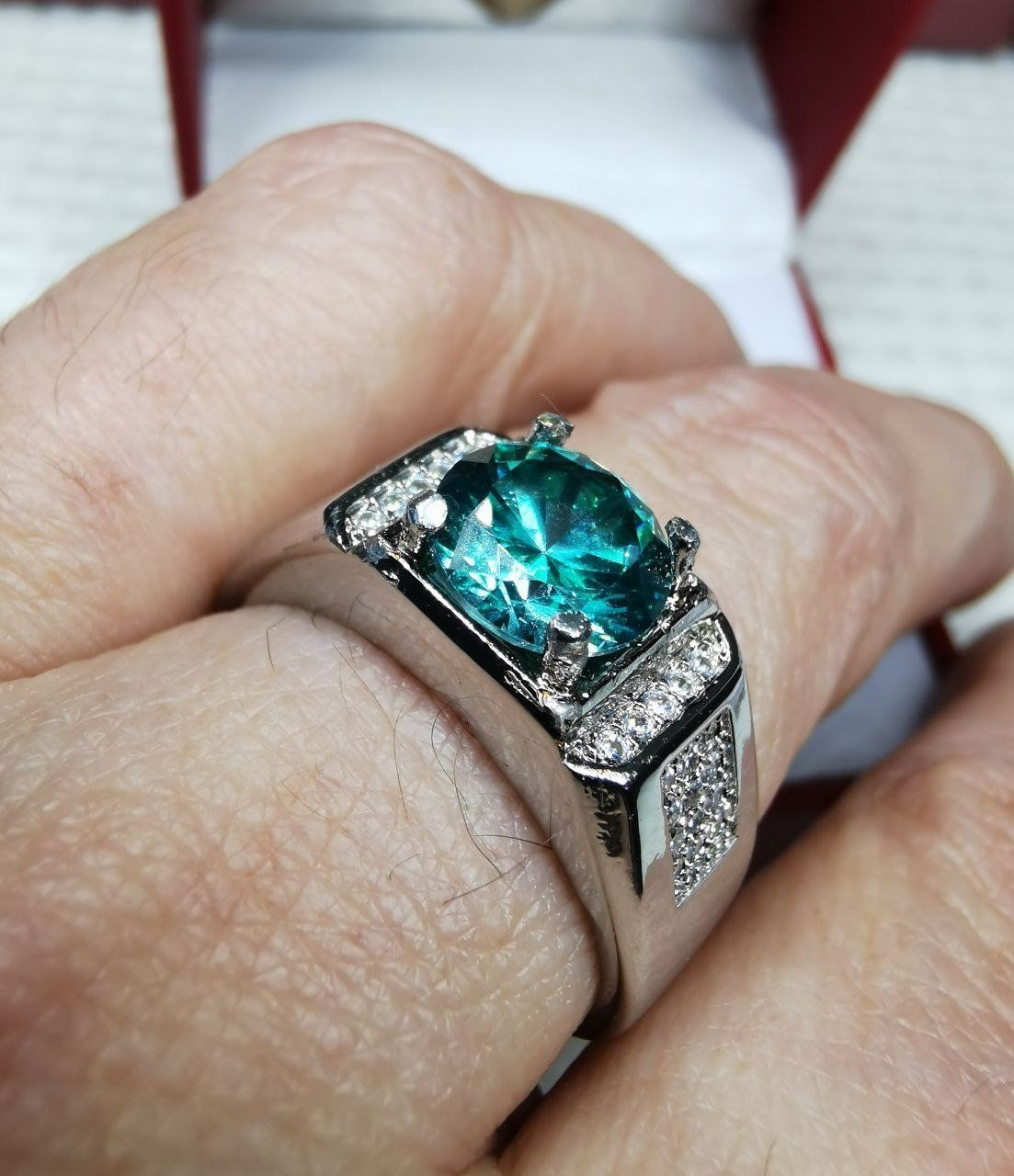 Anelli: Bague avec zircons – Nuovo e nell'imballaggio originale da Reconvilier venduto da Tsma67 6